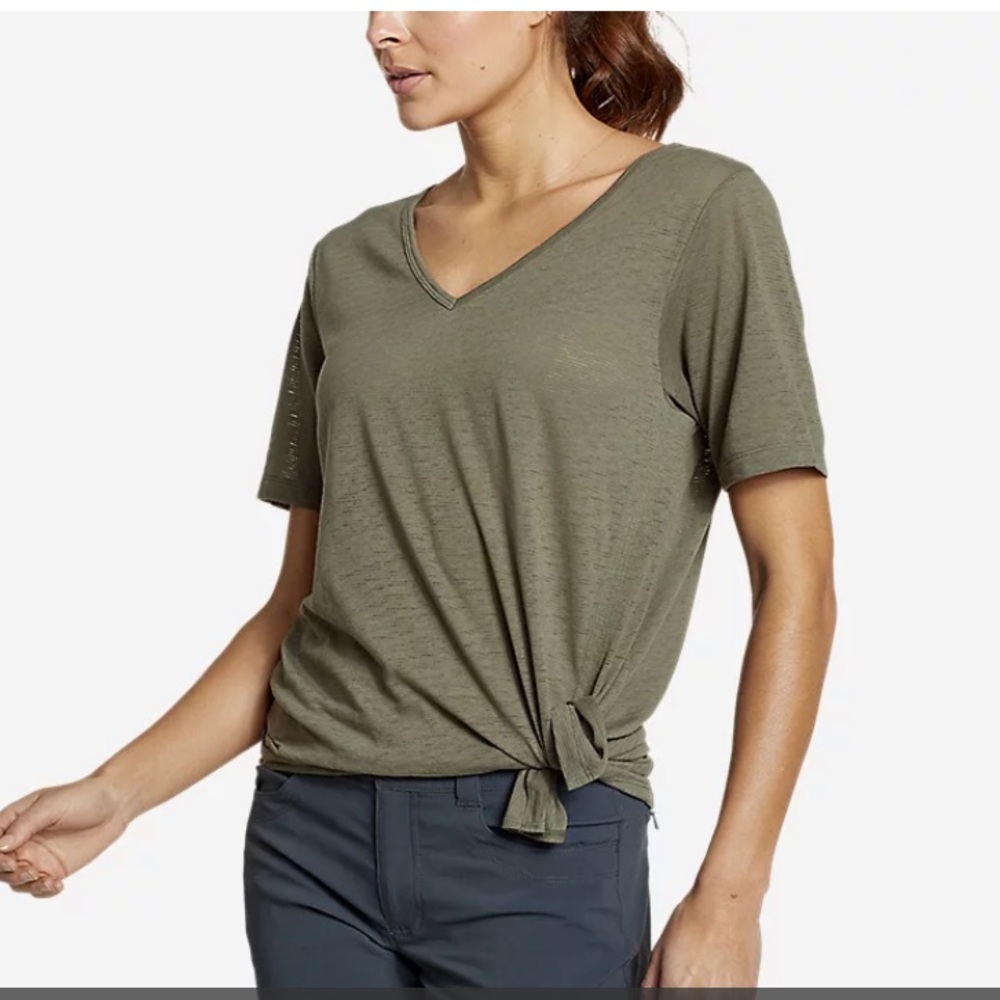 Eddie Bauer Day Hiker Burnout Asymmetrical Tee